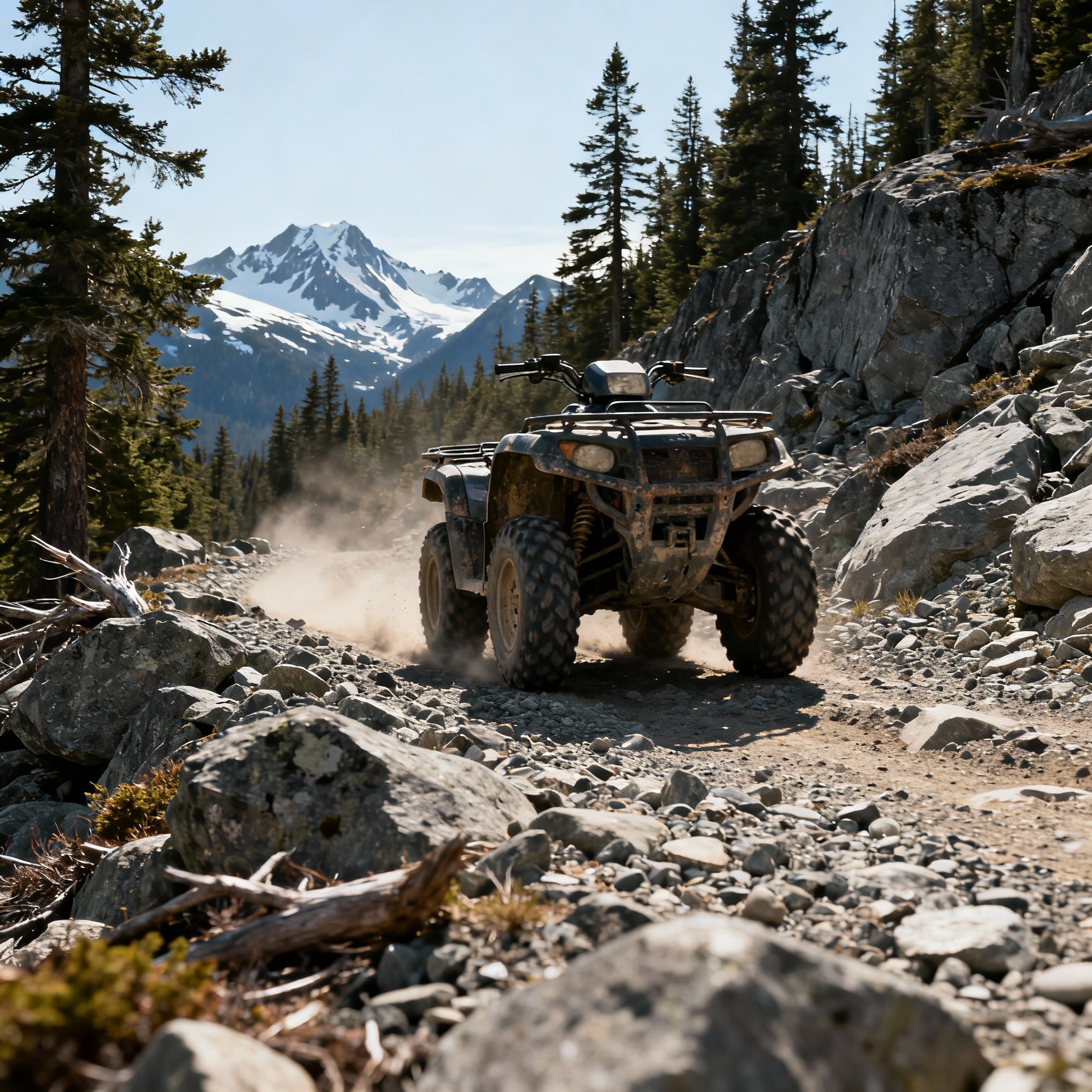 ATV in Alaskan Terrain